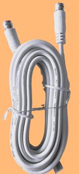 Grundig Koaxkabel 5 Meter mit Koaxstecker und Koaxkupplung